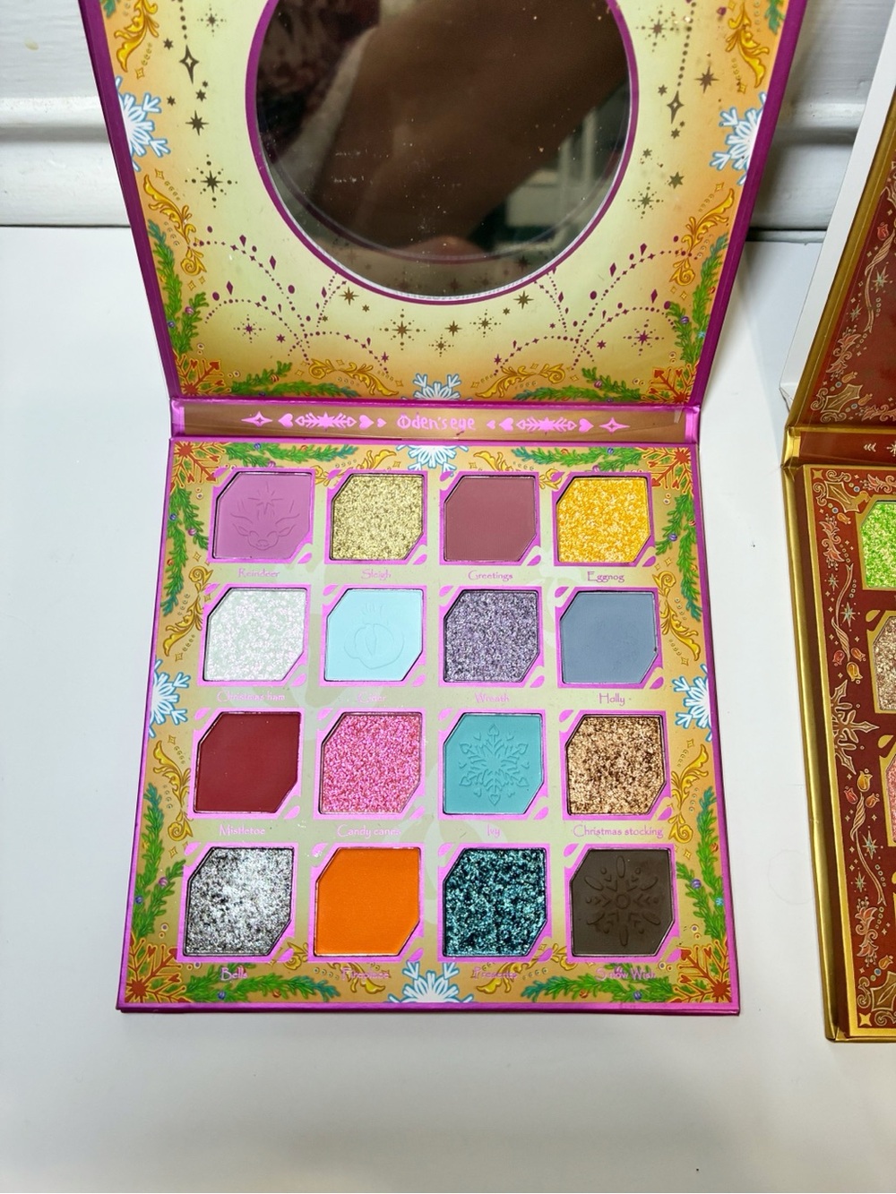 Hey Reindeer & Merry Christmas Holiday Eyeshadow Palettes - Odens Eye - Picture 3 of 5